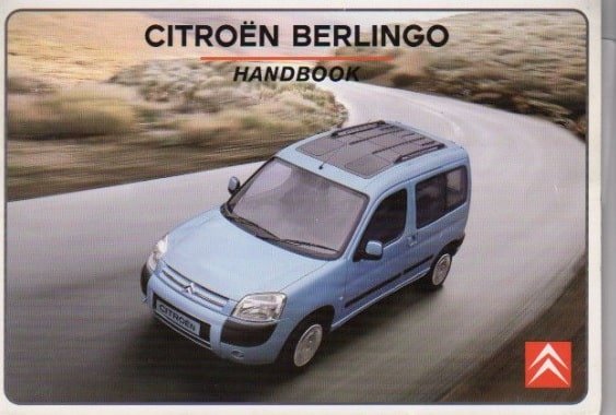 1996 Citroen Berlingo Owner's Manual