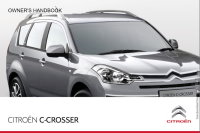 2011 Citroën C-Crosser Owner's Manual