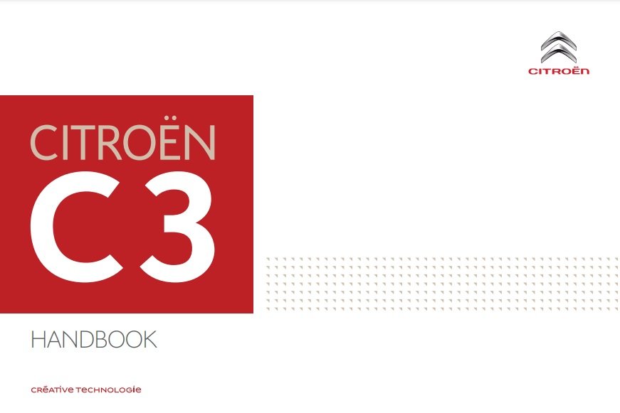2017 Citroen C3 Owner's Manual