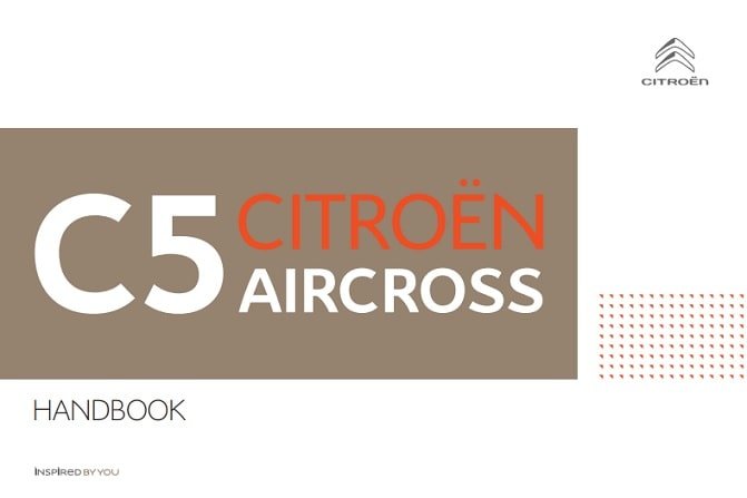 2019 Citroen C5 Aircross Owner's Manual